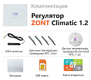 ZONT Climatic 1.2 Погодозависимый автоматический GSM / Wi-Fi регулятор (1 ГВС + 2 прямых/смесительных) с доставкой в Новороссийск